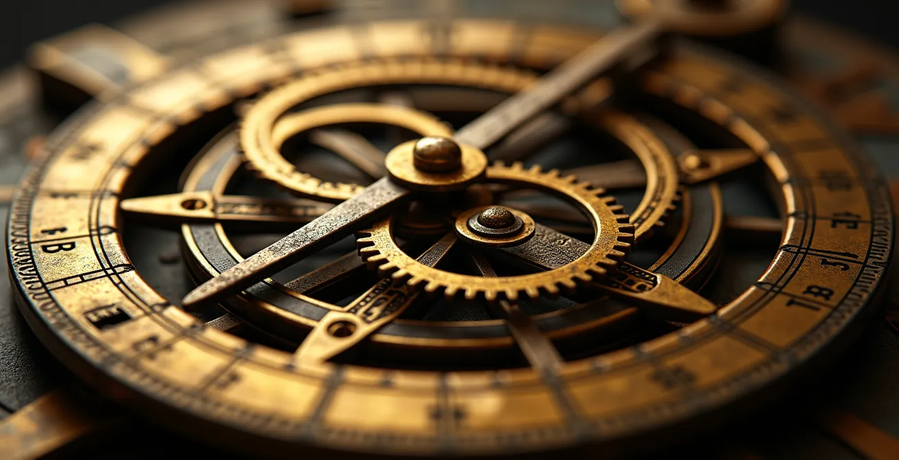 Rappresentazione simbolica di un pianeta retrogrado come laboratorio interiore di trasformazione