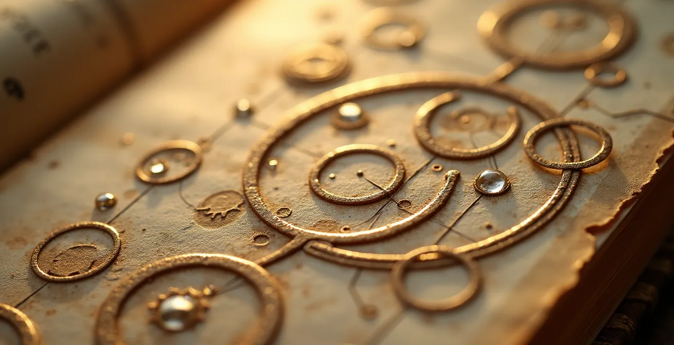 Timeline astrologica con eventi chiave per la rettifica del tema natale