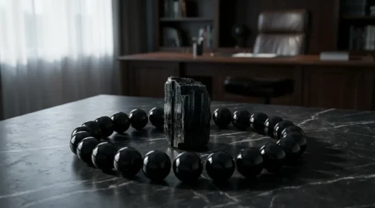 Tormalina nera e ossidiana formano uno scudo energetico contro negatività e invidia