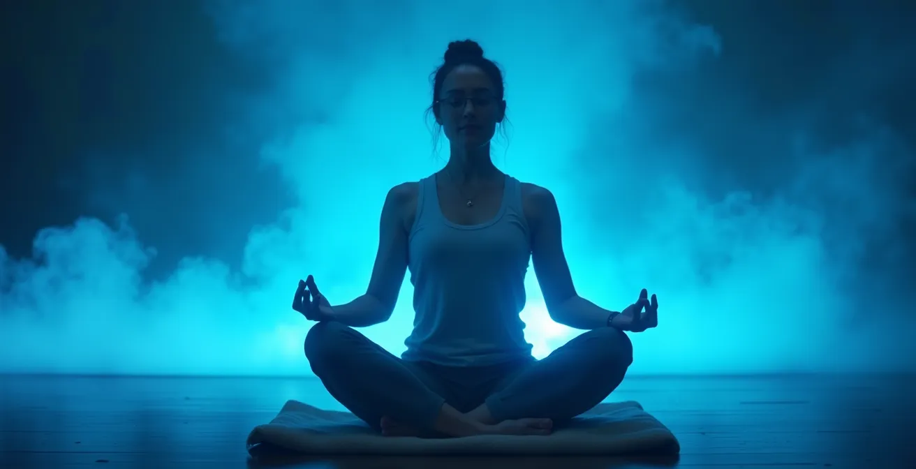 Scudo energetico blu protettivo dell'Arcangelo Michele